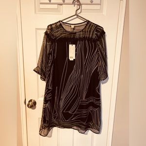 Shanniyouyi dress. Size L. Black and white.